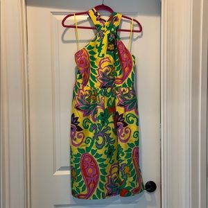 NWT J. Crew silk halter dress